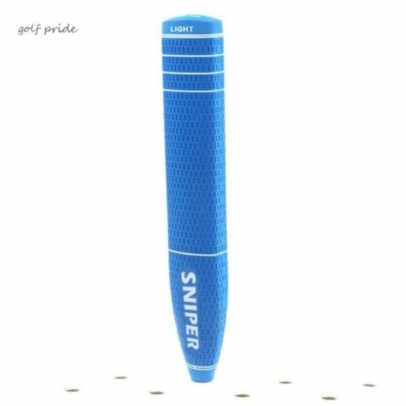 2 Thumb Golf Putter Grip Standard Size Gazeley Blue 1.65" Wide Grip - Picture 5 of 7